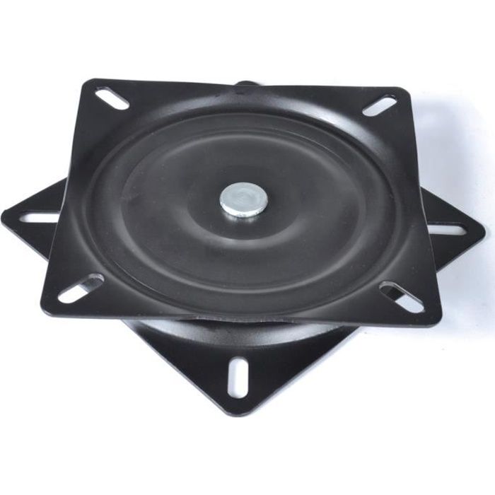 Platine pivotant pour siège assise de bateau autobus camion 160 x 160 x 2,5 mm