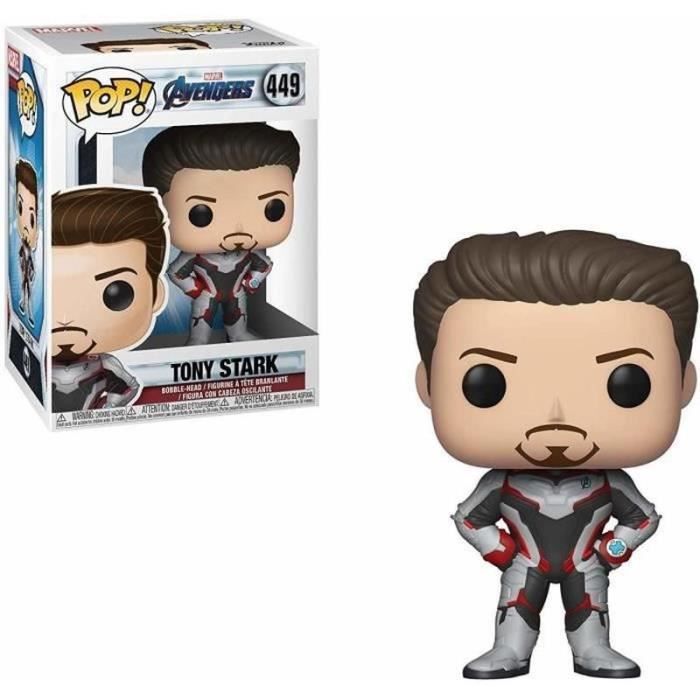 Figurine Funko Pop! Marvel : Avengers Endgame - Tony Stark - Iron Man (TS), Pajama Party