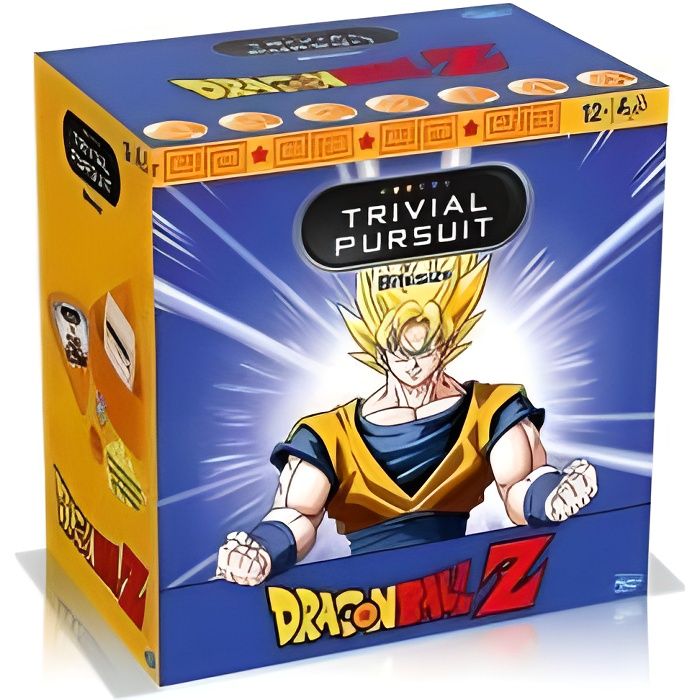 Trivial Pursuit Dragon Ball Z 600 questions DBZ - Version FR - Jeu de societe Quiz - Ado, Adulte