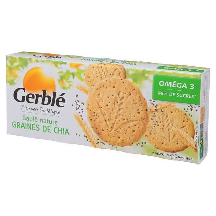 Sablés Nature Graines de Chia 132g