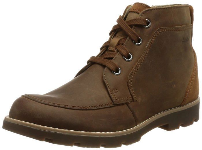 Bottine boots Clarks 261540887 Heath Lace K Bottine Chukka Tan Cdiscount Chaussures