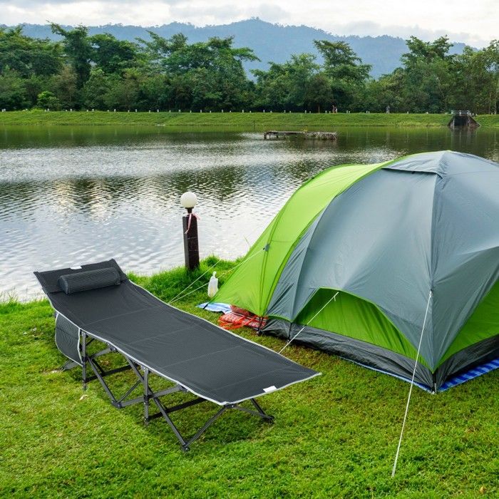 Lit de camp - Pliable, robuste et compact
