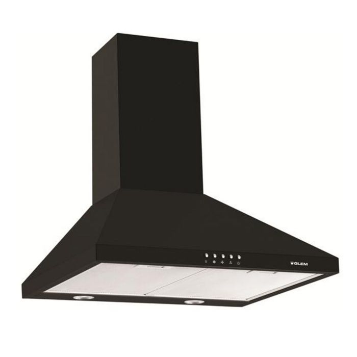 Glem Gas Hotte décorative murale 60cm 569m3/h noir - GHP650BK