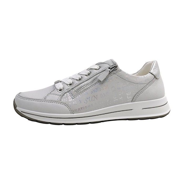 Femmes Ara chaussure à lacets sportive Osaka 2.0 Synthétique Lacets Plat - NEBBIA ARGENT Femmes Ara chaussure à lacets sportive Osaka 2.0 Synthétique Lacets Plat - NEBBIA ARGENT