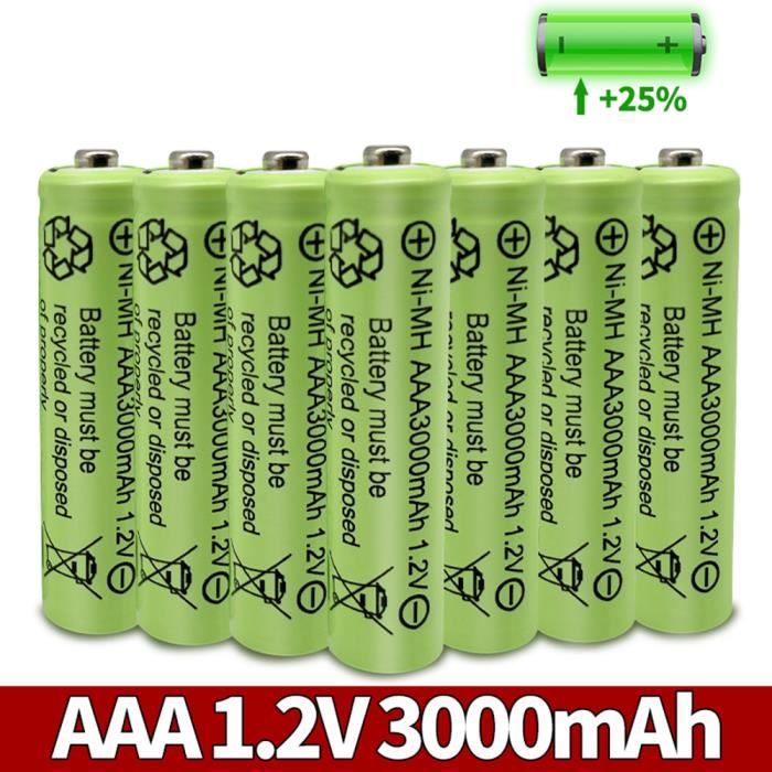 Chargeur de batterie aste AA + AAA NI-laissée, 1.2V, 8
