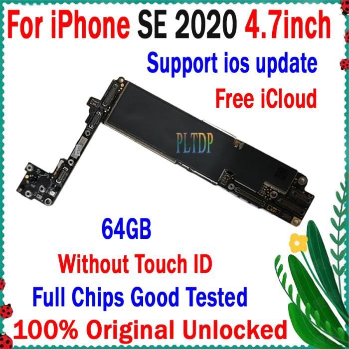 64 Go avec Face ID-Carte mère pour iPhone 11, avec-sans Face ID