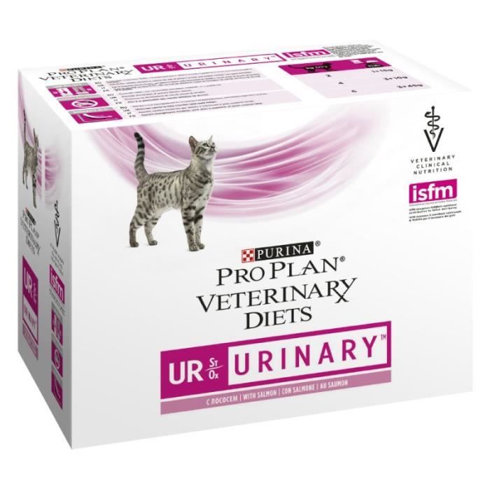 Meilleurs prix pour Aliment diététique pour chat - PURINA - Pro Plan - Urinary St/Ox - Saumon - Sachets 10*85g