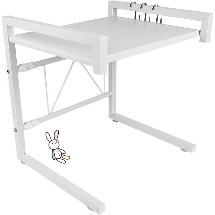 SoBuy KCR07-WN Étagère Micro Ondes, Support de Four Micro-Onde Amovible Rangement de Cuisine avec SoBuy KCR07-WN Étagère Micro Ondes, Support de Four Micro-Onde Amovible Rangement de Cuisine avec
