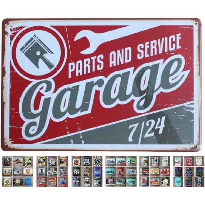 Plaque Murale Métal Vintage Renard - Décoration Artistique 2D Pour Salon, Terrasse Et Intérieur WINFOX777