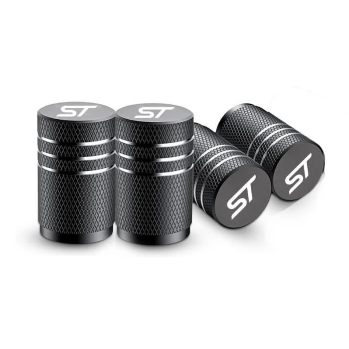 12 Bouchons Valve Pneu En Aluminium - Cache-Poussière Anti-Corrosion - Universel Voiture, Moto, Camion - Argent