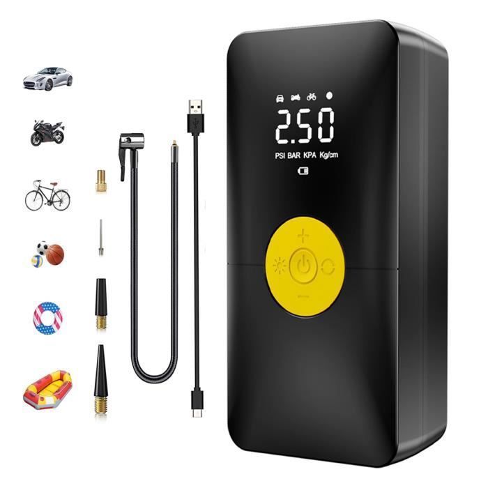 Gonfleur Pneus Portable 150 PSI - Pompe Air Numérique Sans Fil LXUNYI