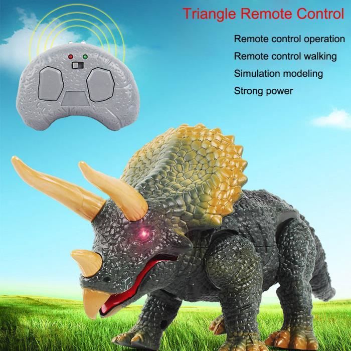 Marche A Distance Dinosaure Triceratops Jouet Modele Lumiere Son Figurine D Action Flow398 Cdiscount Jeux Jouets