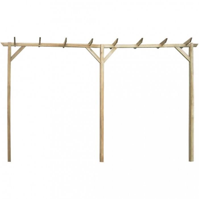 Pergola Bambou Naturel 170x170x220 Cm – Arche Jardin Élégante Pour Plantes Grimpantes & Coin Salon Extérieur