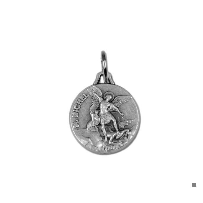 Médaille - SAINT MICHEL - 1.8 cm - Argenté - Diamètre 1.8 cm