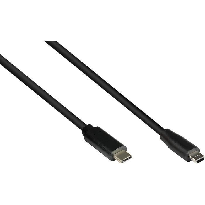 Câble USB-C vers USB-C et Lightning avec fiches magnétiques - 1 m