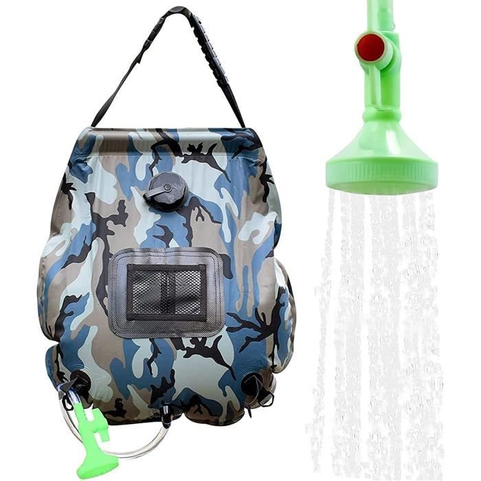 Douche Portable Haute Pression 5L - Pour Camping, Surf, Extérieur - Réservoir Blanc - Neuf Sous Emballage