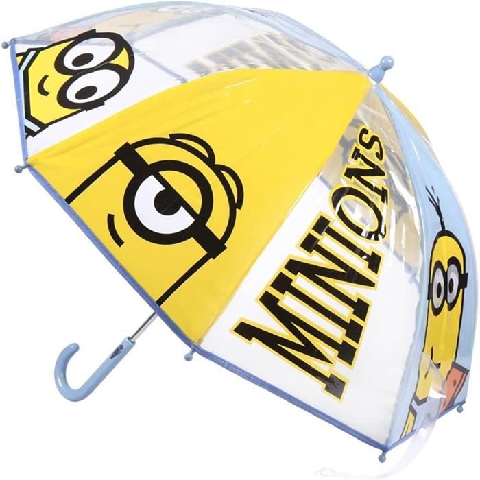 Parapluie Transparent Garçon des Minions - Ouverture Manuelle avec ...