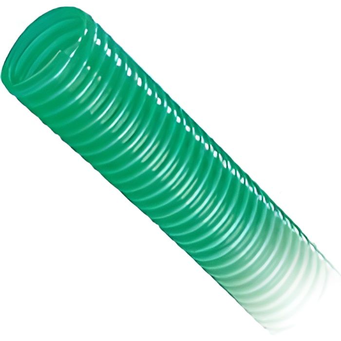 HVS-06-5 HOLZBRINK Tuyau dAspiration et de Refoulement 50 mm Longueur: 5 m 2’’ Tuyau Spiralé en PVC Renforcé pour Etangs 
