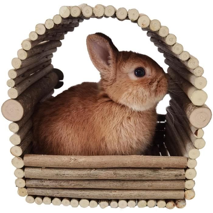 Cache-lapins en bois - Cachette flexible - Cachette pour petits animaux  pour souris, souris, souris, souris, cages de lapin, [L177] - Cdiscount