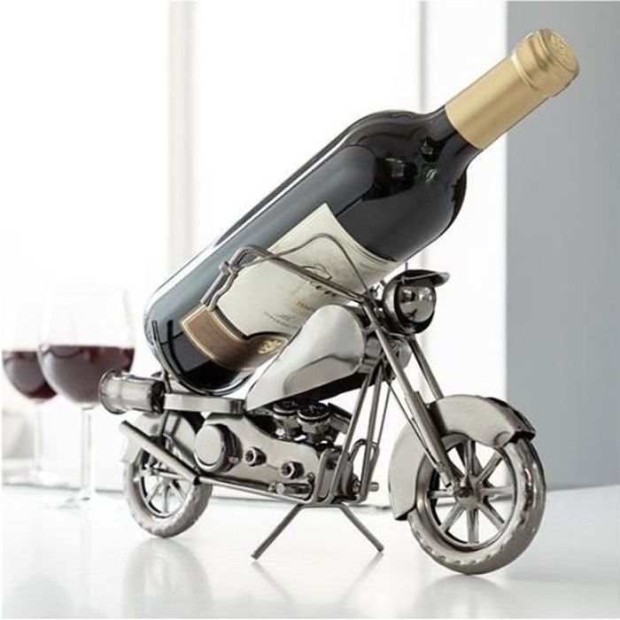 Porte-clés Design Bouteille De Vin Et Verre - Miniature Métal Détaillée - Cadeau Original Meta[l]morphose MTM301-01