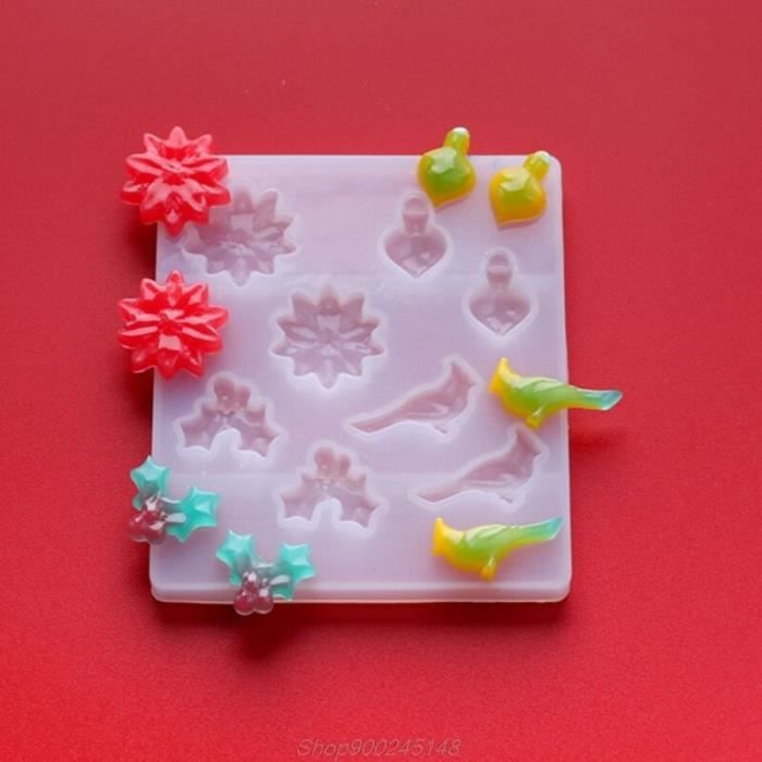 Bestomz Moule en silicone antiadhérent avec 10 flocons de neige pour pâtisserie et cuisine Bestomz Moule en silicone antiadhérent avec 10 flocons de neige pour pâtisserie et cuisine