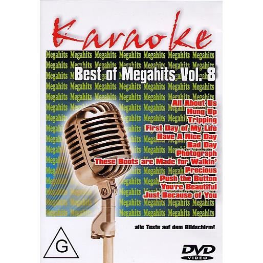 DVD Karaoké Best Of Megahits Vol.08