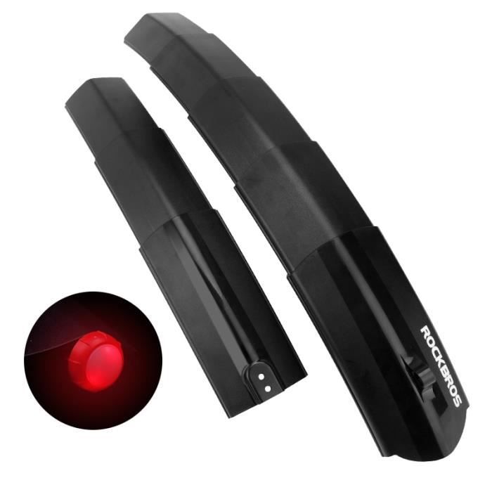 Garde-Boue VTT Et Fat Bike Avant/Arrière – Large, Rapide à Monter, Protection Anti-Éclaboussures Pour Vélo Tout-Terrain Et Gros Pneus