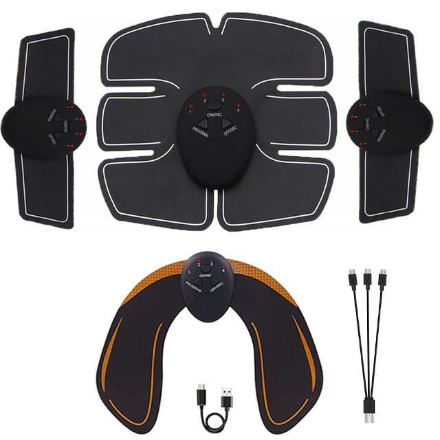 Ceinture Abdominale EMS – Stimulateur Musculaire Électrique Rechargeable, 10 Modes, 150 Niveaux