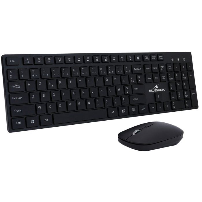Pack clavier sans fil ULTRA FIN BLUESTORK PACK WL OFFSLIMFR AZERTY