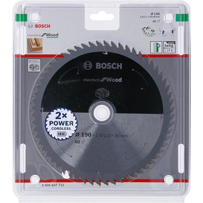 Bosch 2608644061 Lame De Scie Circulaire Expert Pour Bois Et Stratifié Haute Pression 160 X 20 X 2,2 Mm - 48 Dents