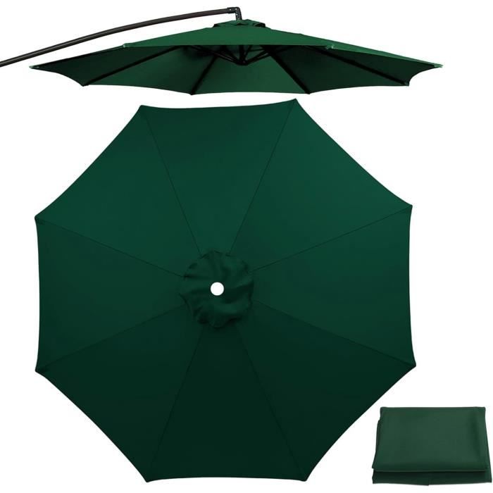 Toile De Remplacement Pour Parasol Déporté – Tailles 2m, 2,3m, 2,7m, 3m – 6 Ou 8 Baleines – Polyester UV30+ – Imperméable, Nombreux Coloris - 6