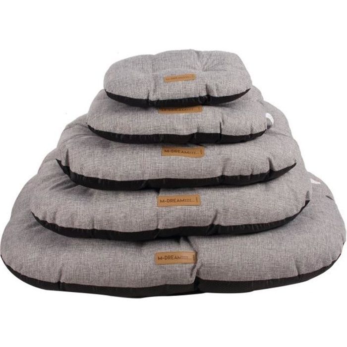 Comparer les prix de MPETS Coussin oval Oleron L - Gris clair - Pour chien