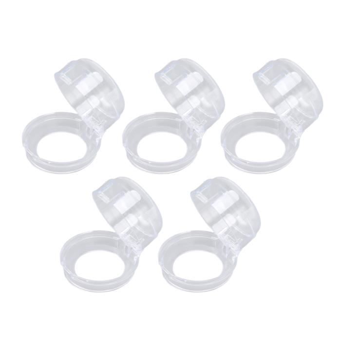 Lot De 2 Protections Pour Boutons De Cuisinière - Enfant, Transparent, Résistant Haute Température - Installation Facile, Sécurité Maison