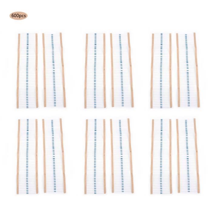 Lot De 10 Résistances électriques 2,7 Ohms 1/4W - Tolérance 5% - Cuche Métal - Neuf En Emballage