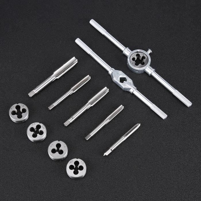 Coffret Tarauds Mini Métriques HSS M1 à M3.5 - 10 Pièces - Pour Horlogerie, Bricolage Precision