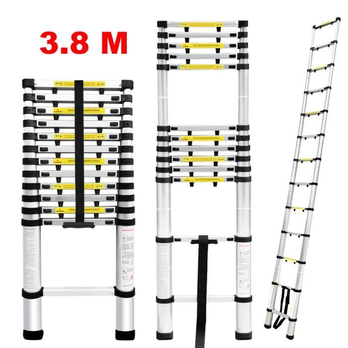 Finether 3.2 m telescopic clearance ladder
