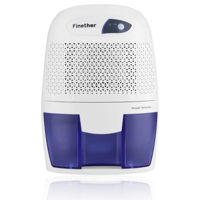 Finether 500ml Mini Deshumidificateur D Air Portable Avec Arret