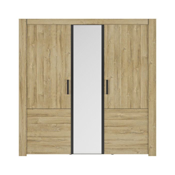 Armoire 3 portes GAMI SOFIA Chêne Contemporain Design 223cm A