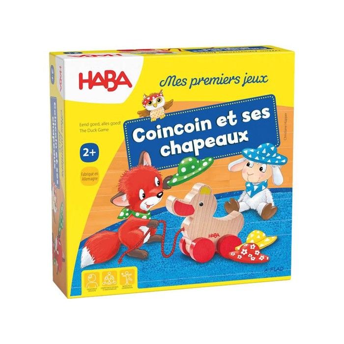 Jeu de société - jeu de plateau. Haba - Coincoin Et Ses Chapeaux Haba Jeu de société - jeu de plateau. Haba - Coincoin Et Ses Chapeaux Haba
