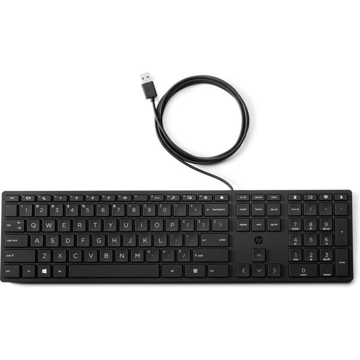 Clavier – HP – 320K – Mécanique – Filaire – USB – Noir