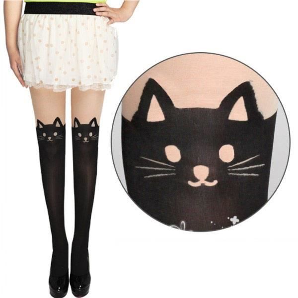 Collant Noir Chat Avec Queue Au Dos Kawaii Cdiscount Chaussures Collant Noir Chat Avec Queue Au Dos Kawaii Cdiscount Chaussures