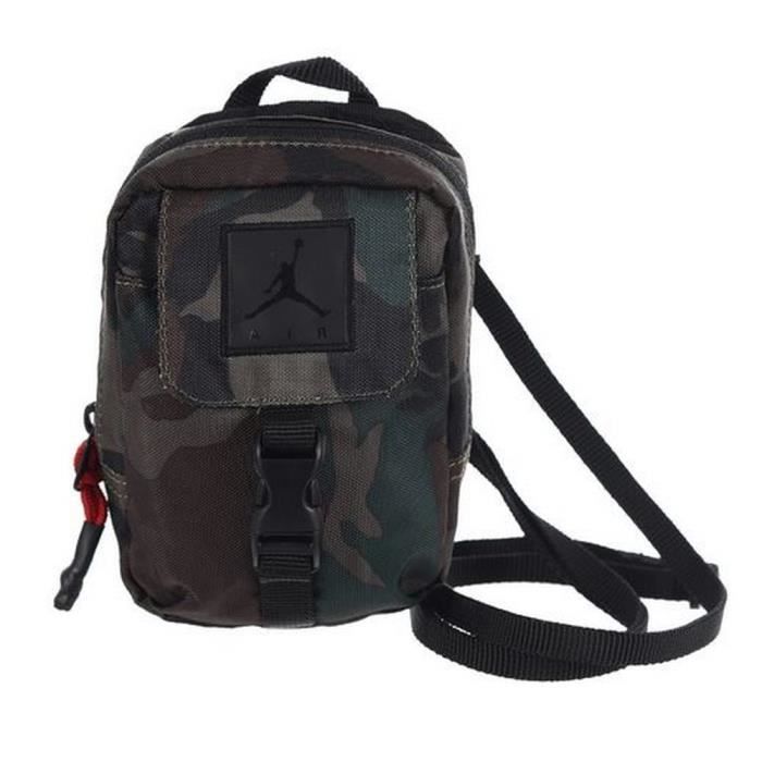 Mini Sacoche Homme Jordan Air Noire noir Cdiscount Bagagerie Maroquinerie