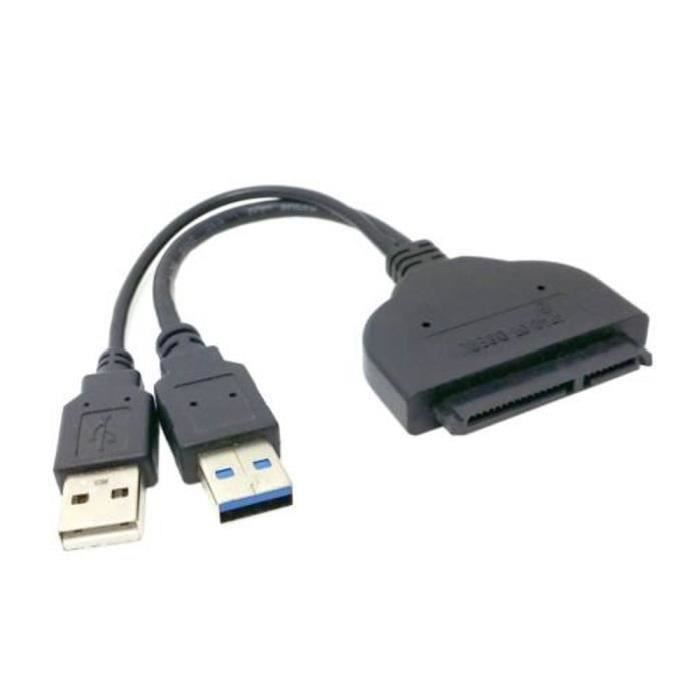 Câble adaptateur USB 3.0 vers SATA III pour HDD/SSD SATA 2,5
