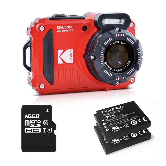 Compact - KODAK - Pixpro WPZ2 - 16 MP - Étanche 15 m - Vidéo Full HD