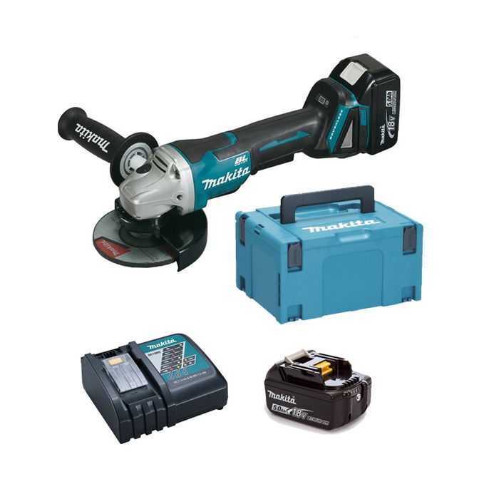 Meuleuse Brushless Makita 18v 125mm 2 Batteries Bl1850 5 0ah 1 Chargeur Rapide Dc18rc Dga508rtj Achat Vente Meuleuse Makita Meuleuse Angulaire 125 Cdiscount