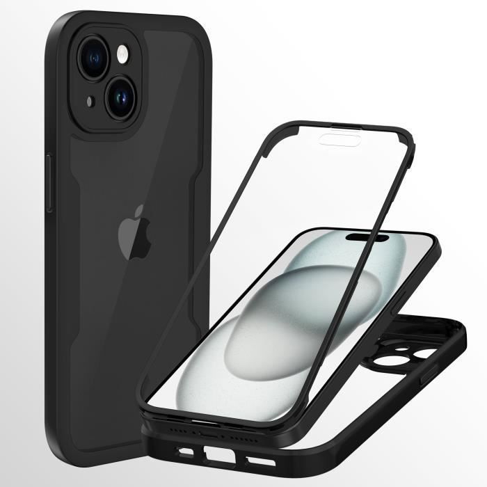 Coque Pour Xiaomi 15T Pro Compatible MagSafe - Transparente Mate, Avec Support Réglable - Protection Anti-chocs, Noir