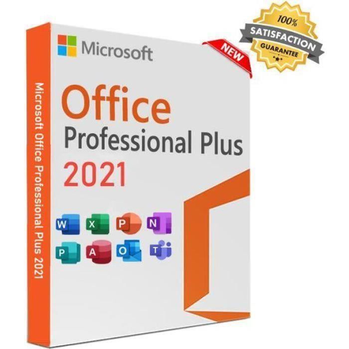 Microsoft Office 2021 Professionnel Plus - Version Dématérialisé - Avec  Facture à télécharger - Cdiscount