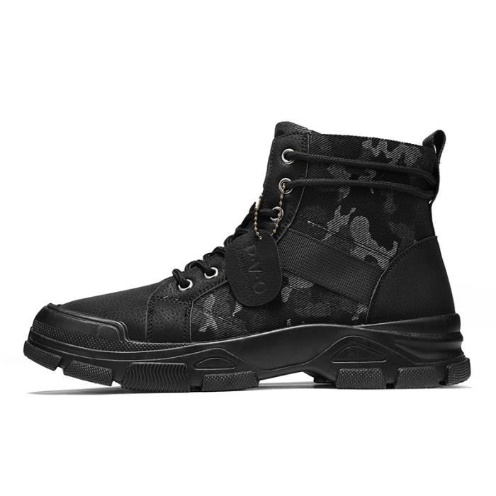 Bottines Décontractées Homme à Bout Pointu - Boucle Décorative, Fermeture Latérale Zip, Style Mode