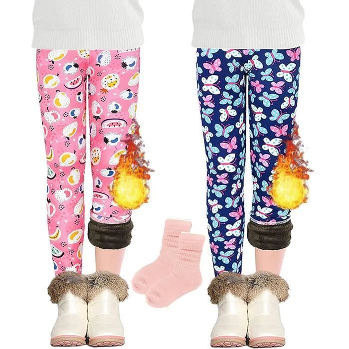 Pantalon fille doublé hotsell polaire