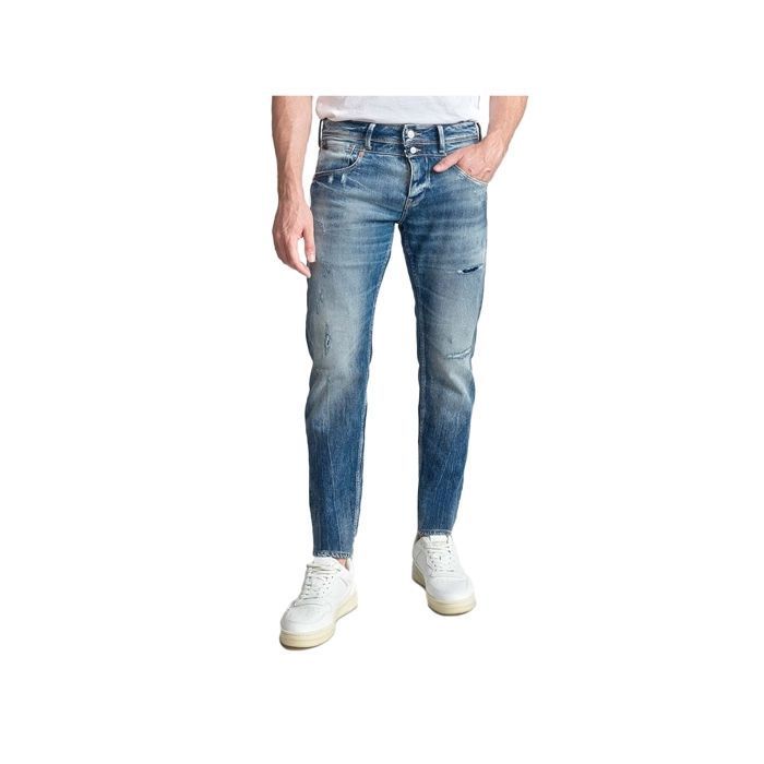 Jean Le Temps Des Cerises 700/11 - Slim Fit Bleu Délavé - Taille Homme - Neuf Avec étiquettes